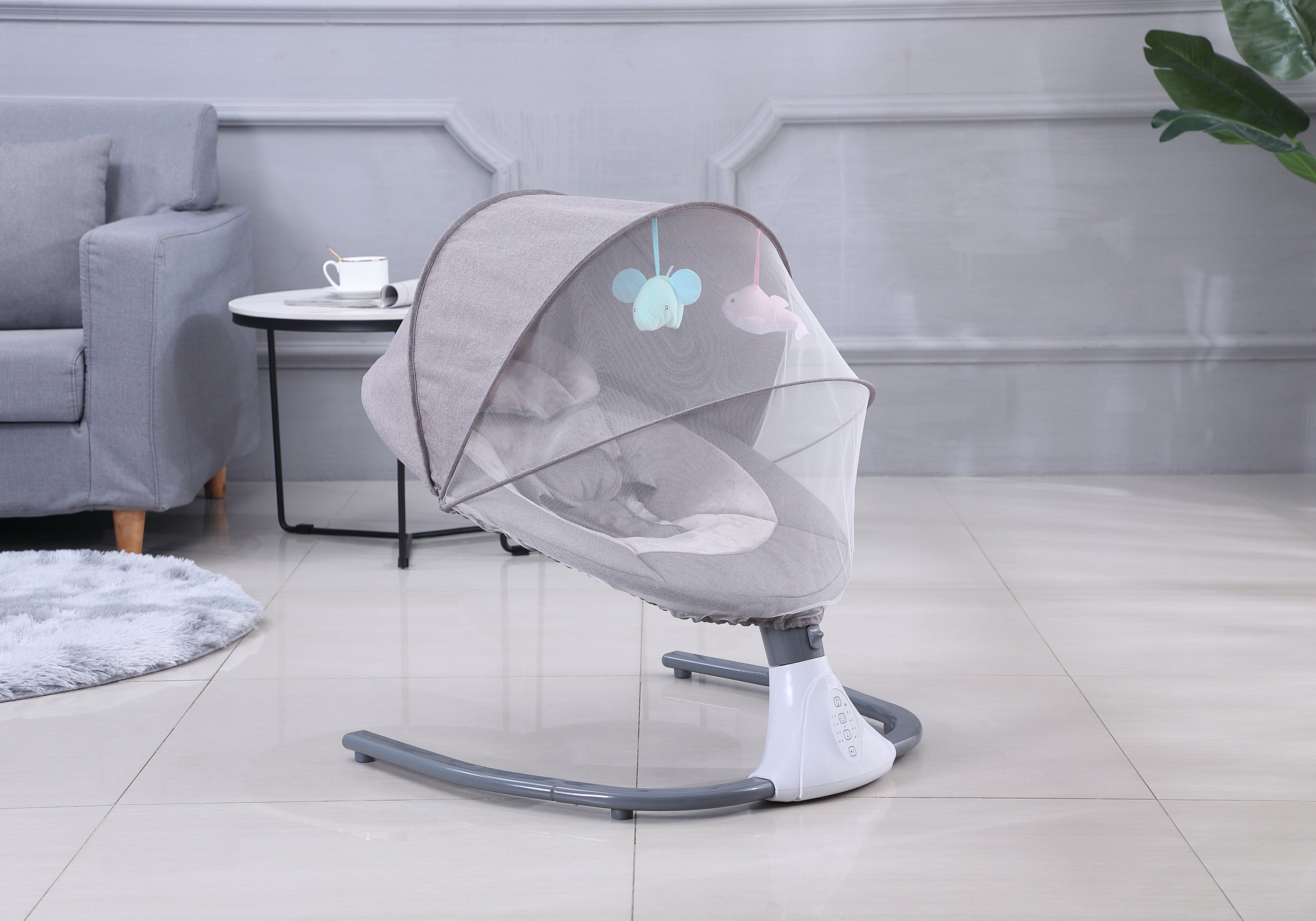 Elektrische horizontale babyschommel