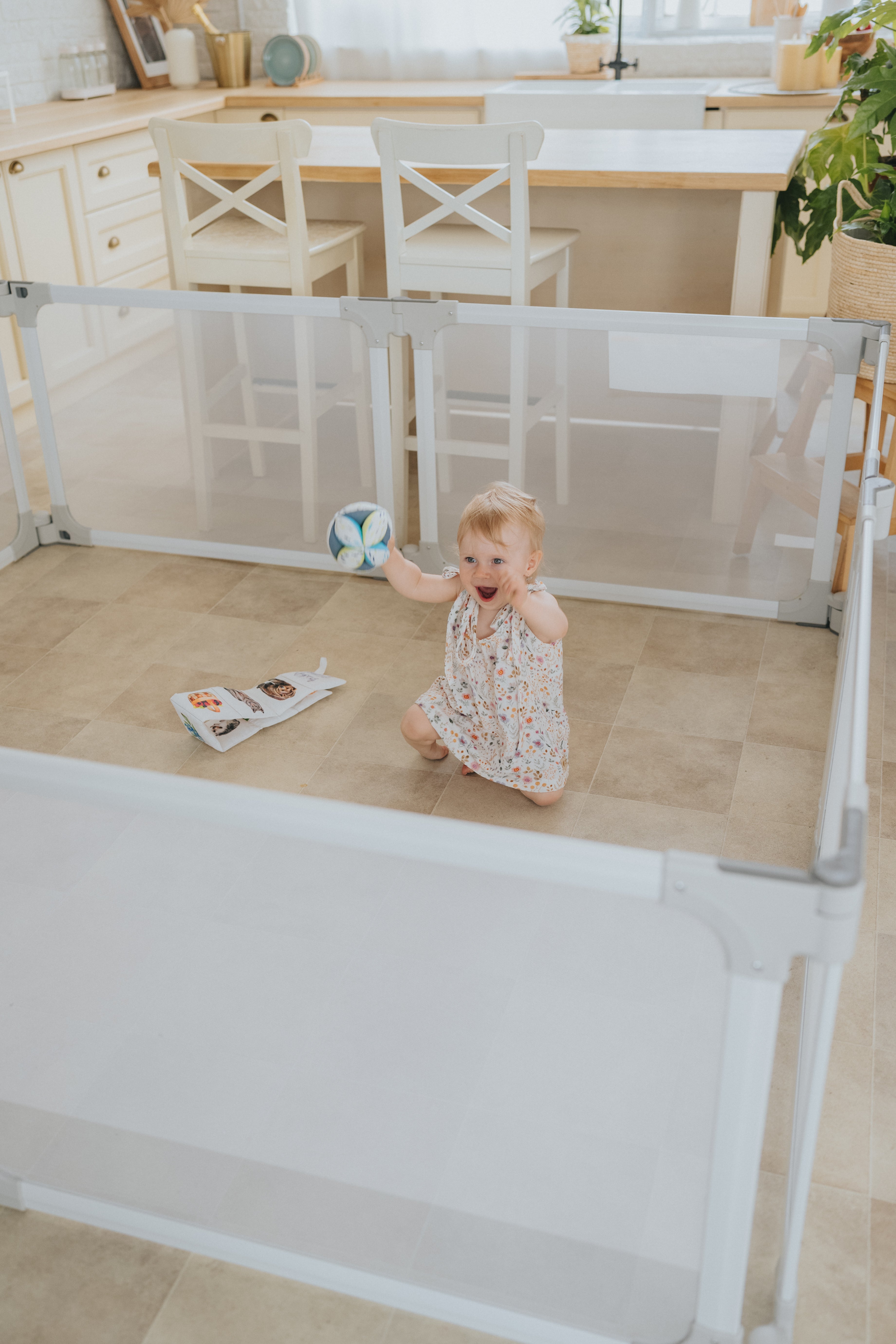 Veilige box Monkey Mum® - uitgepakt