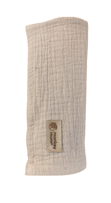 Mousseline luier Monkey Mum® - Beige
