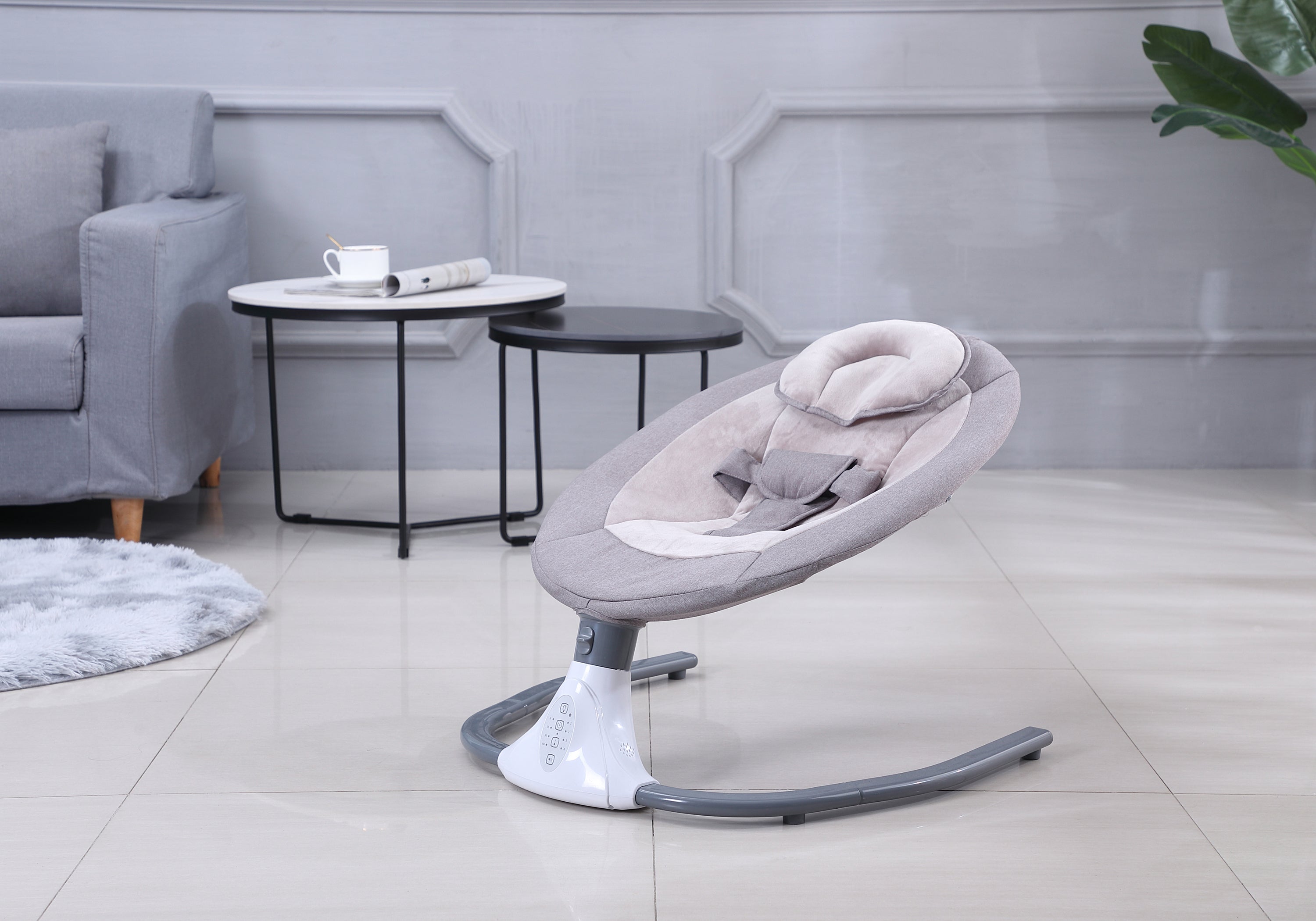 Elektrische horizontale babyschommel