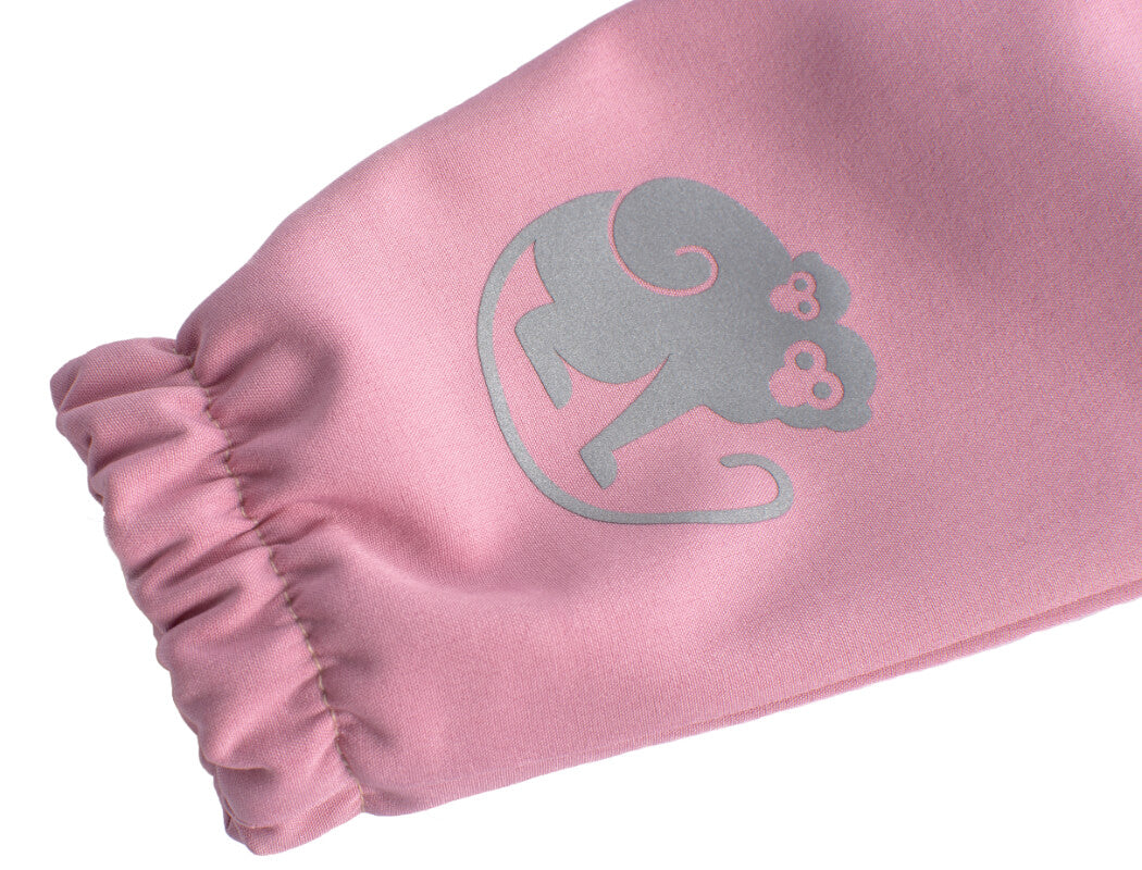 Kinder-softshellbroek met membraan Monkey Mum® - Suikerspin