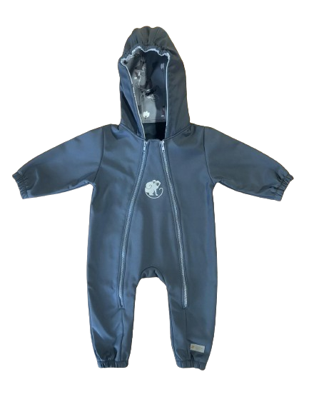 Monkey Mum® Softshelloverall met membraan – Mysterieus uitstapje - maat 62/68, 74/80