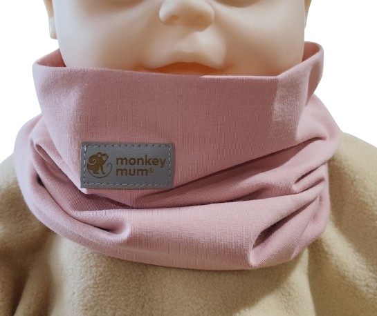 Nekwarmer Monkey Mum® - Lichtroze