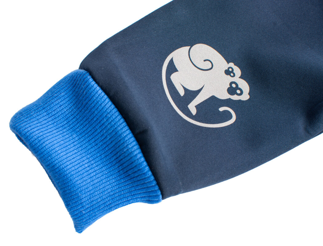 Kinder-softshellbroek met membraan Monkey Mum® - Nachthemel