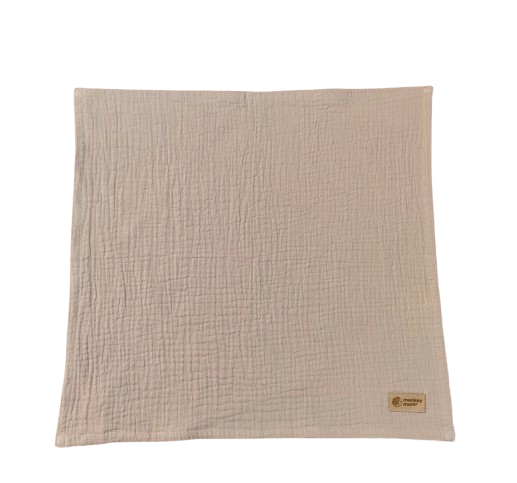 Mousseline luier Monkey Mum® - Beige
